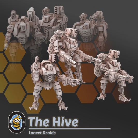 Greater Good Lancet Droids Exo Suits x 3, Crisis Reaction Team, The Hive