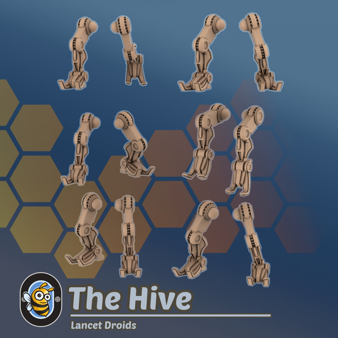 Greater Good Lancet Droids Exo Suits x 3, Crisis Reaction Team, The Hive