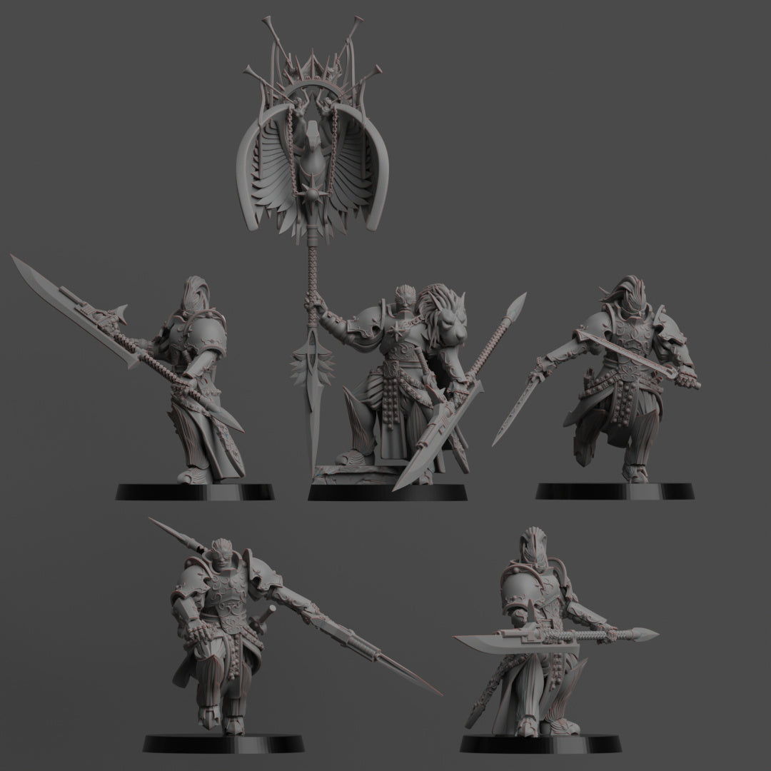 Diverging Realms - White Tower Guard Custodians - Vestalian Wardens x 10