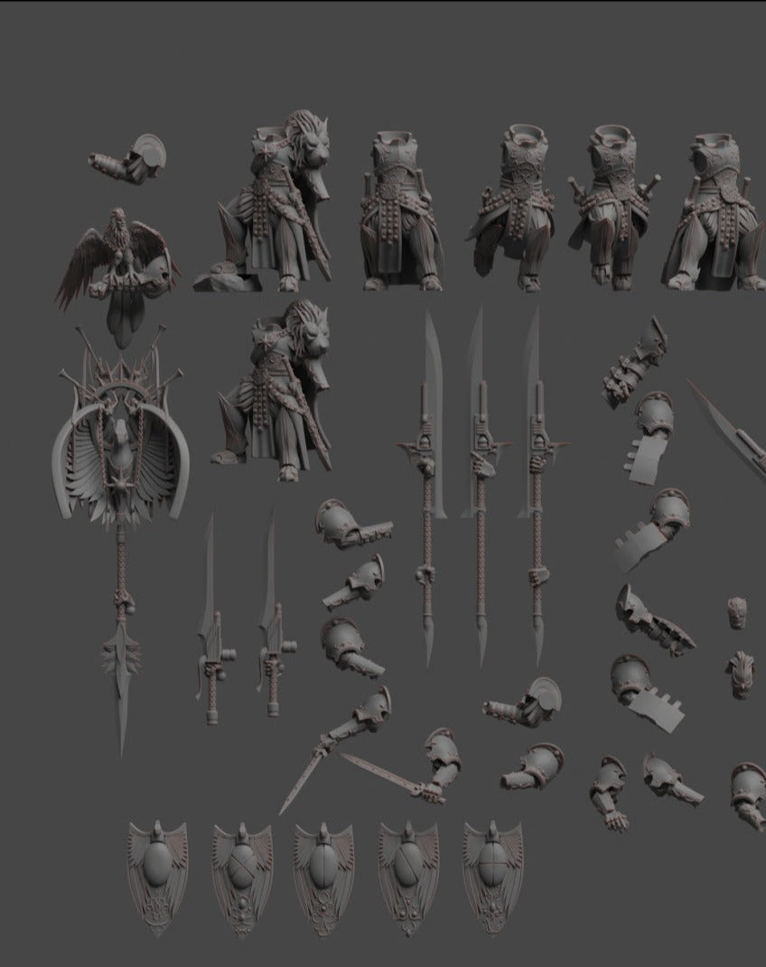 Diverging Realms - White Tower Guard Custodians - Vestalian Wardens x 10