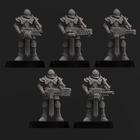Diverging Realms - Auxillia - Enceinte Guard Special Weapons Infantry Squad x 5