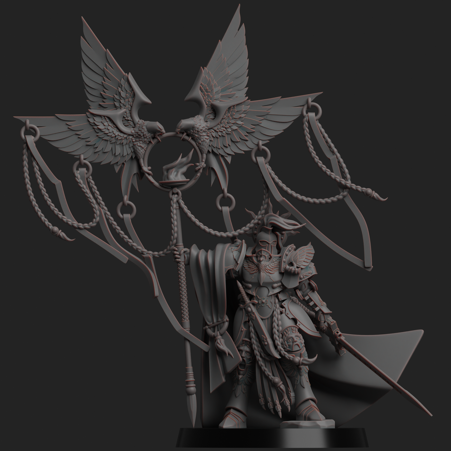 Diverging Realms - Vestalian Guard Custodian, Standard Bearer