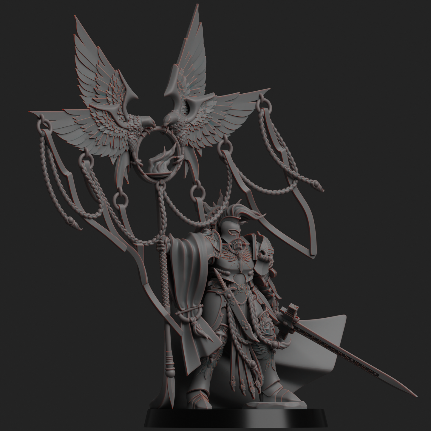 Diverging Realms - Vestalian Guard Custodian, Standard Bearer