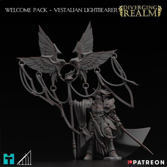 Diverging Realms - Vestalian Guard Custodian, Standard Bearer