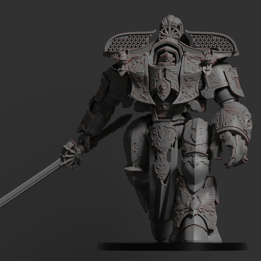 Diverging Realms - Custodians Heavy Dread Mech, Vestalian Metae-Construct