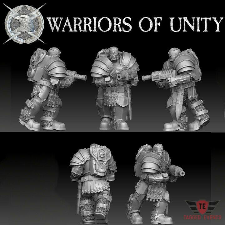 Wargames Compatible - Warriors of Unity - Ranged Hastus x 5