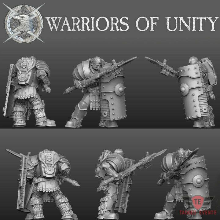 Wargames Compatible - Warriors of Unity - Triarius x 5