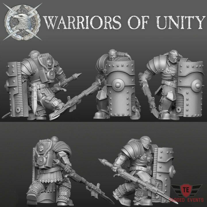Wargames Compatible - Warriors of Unity - Triarius x 5