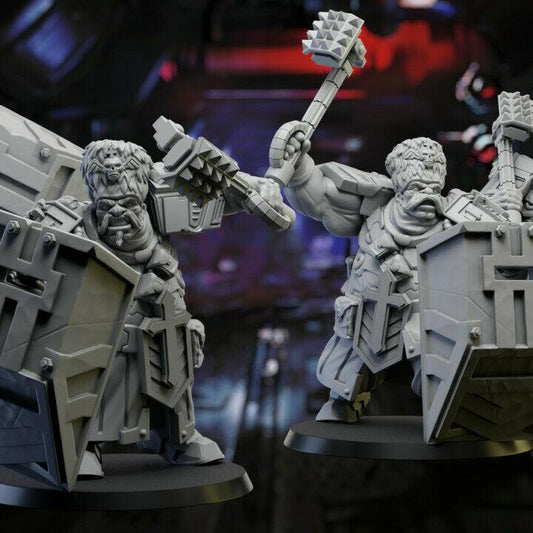Wargames Compatible - Soviet Ogres x3 - Hammer and Shield