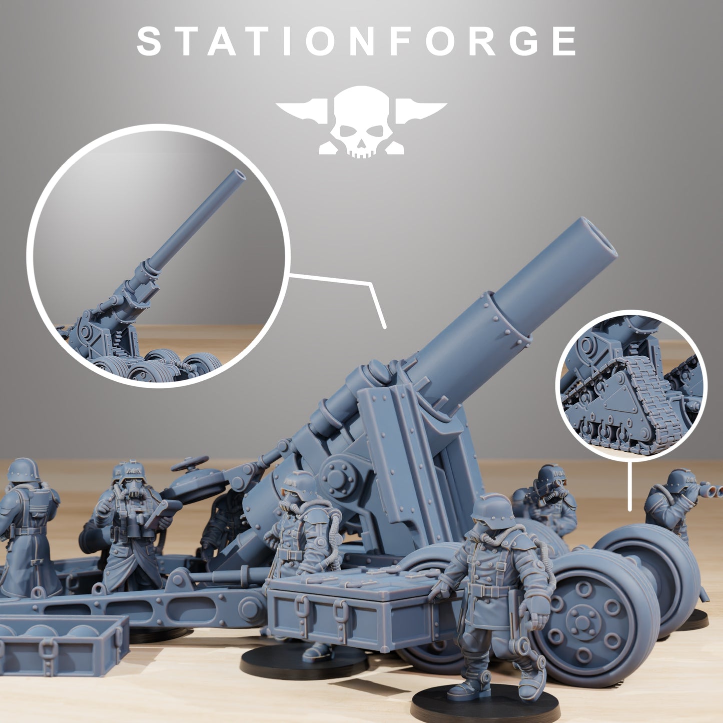 Wargames Compatible - Grim Guard - Artillery Cannon