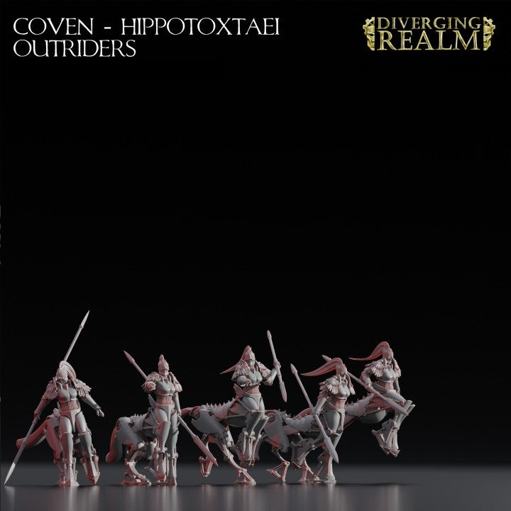 Diverging Realms - Sisters of the Coven Hippotoxtaei Outriders x 5