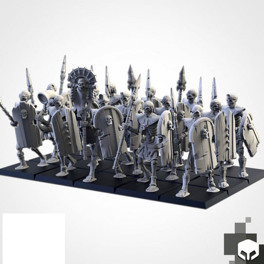 Armies of the Sand - Tomb Skeletons x 10 Kings Chosen Spears