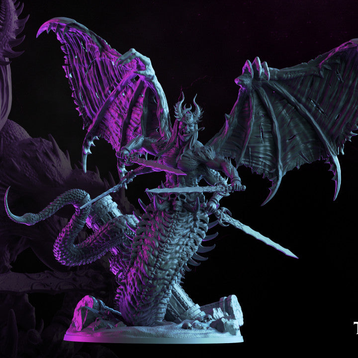 Wargames Compatible - The Lust God - Belial the Lord of Sin - Pleasure Demon 60mm