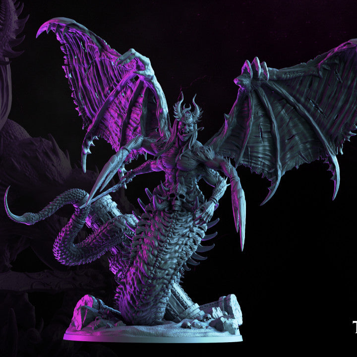 Wargames Compatible - The Lust God - Belial the Lord of Sin - Pleasure Demon 60mm