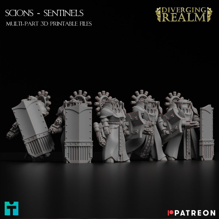 Diverging Realms - Scion - Dark Sentinel Angels Squad X 5