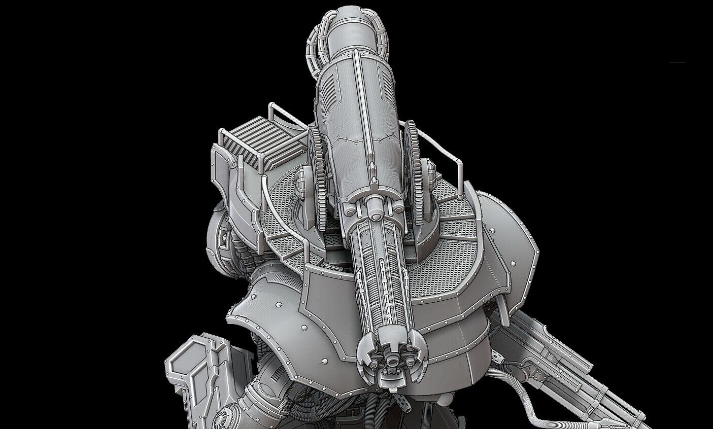 Top view of a proxy Imperial Knight