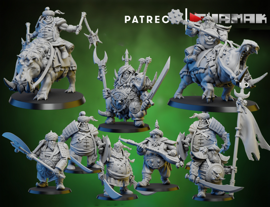 Wargames Compatible -  Persian Ogre Tribes - Starter Bundle