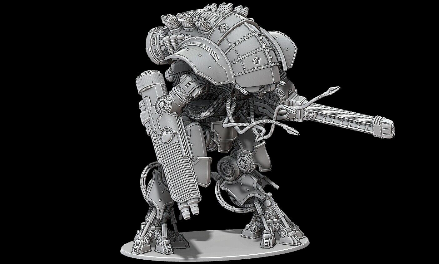 Proxy Questoris Imperial Knight standing on base
