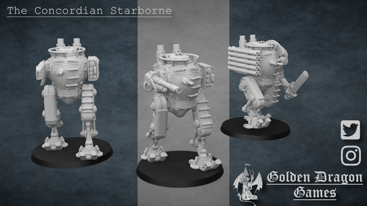 Wargames Compatible - X32 Armoured Rhea Battlesuit x 1