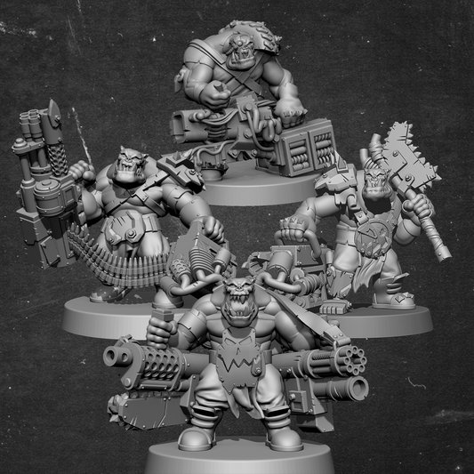 Wargames Compatible - Orc Big Brutes x 5