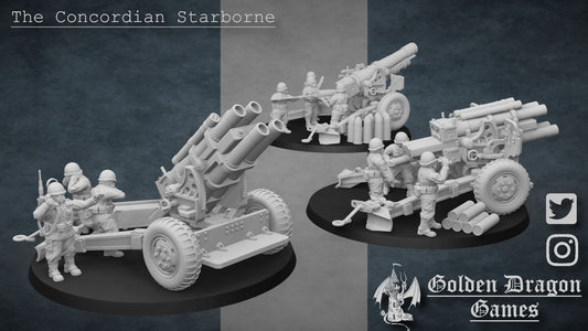 Field Artillery of the Starborne Guard x 3, Earthshaker Division