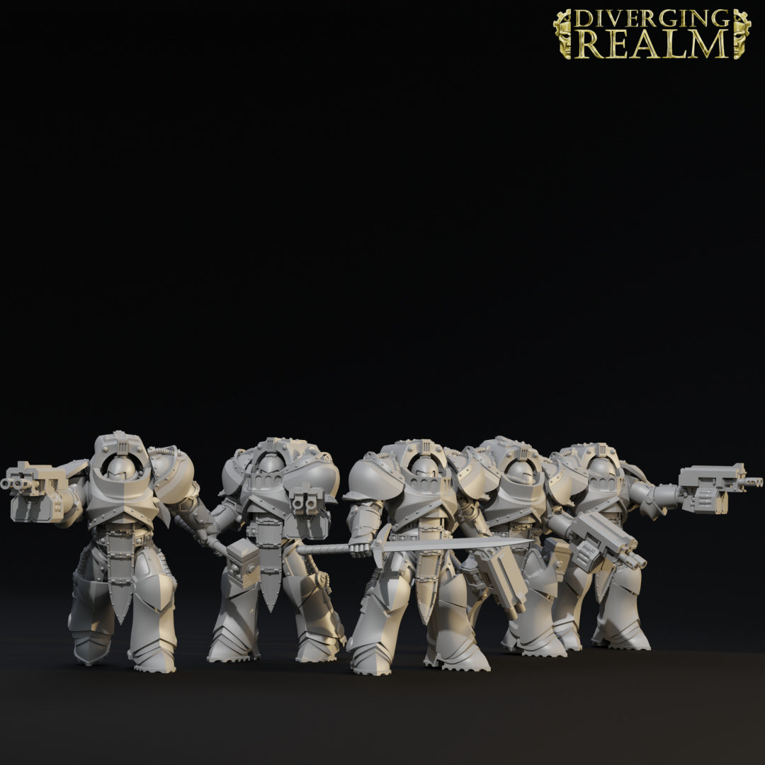 Diverging Realms - Scion - Bulwark Heavy Armour Cataphracts x 5