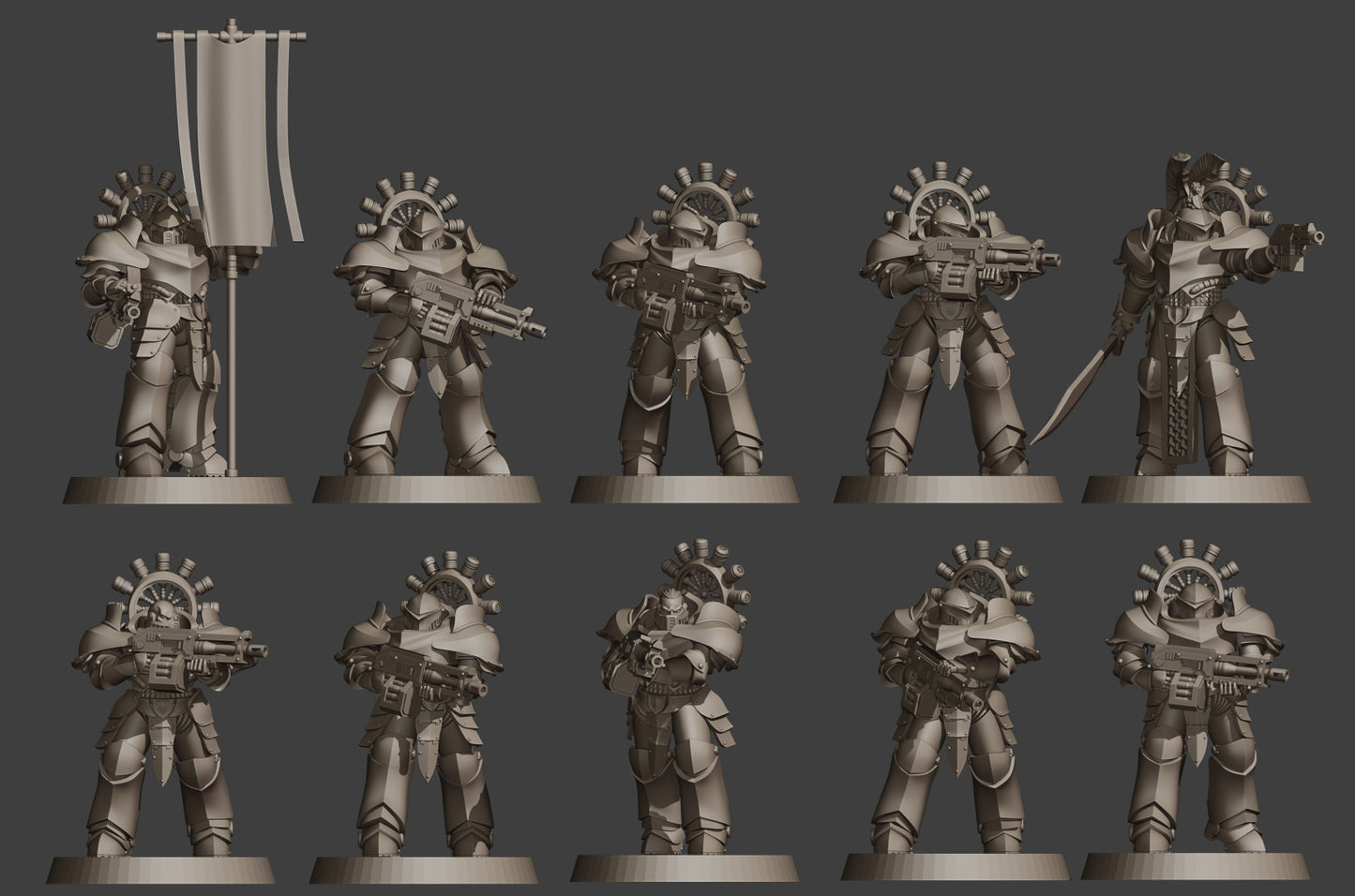 Diverging Realms - Scions - Guard Squad x 10