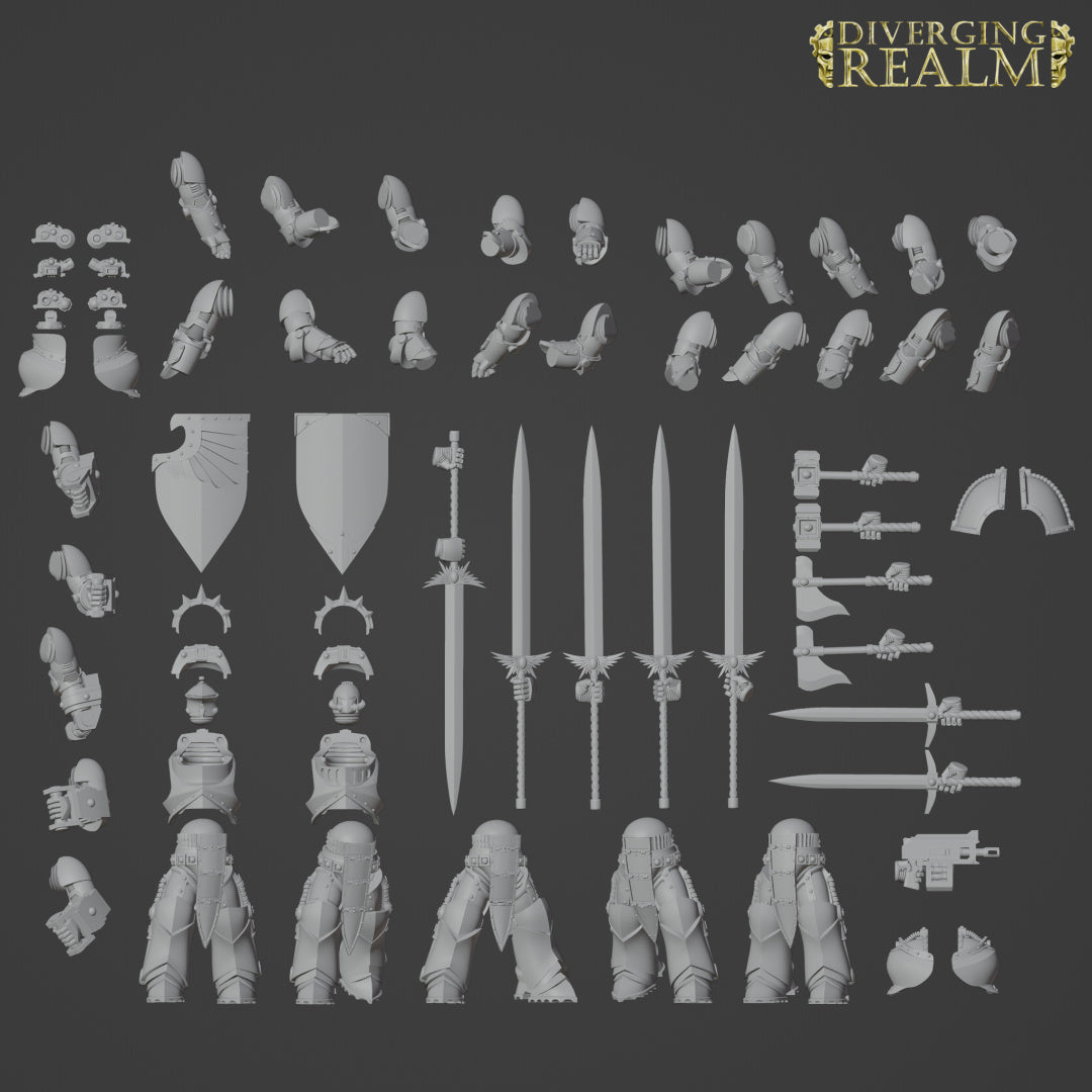 Diverging Realms - Scion - Bulwark Heavy Armour Cataphracts x 5
