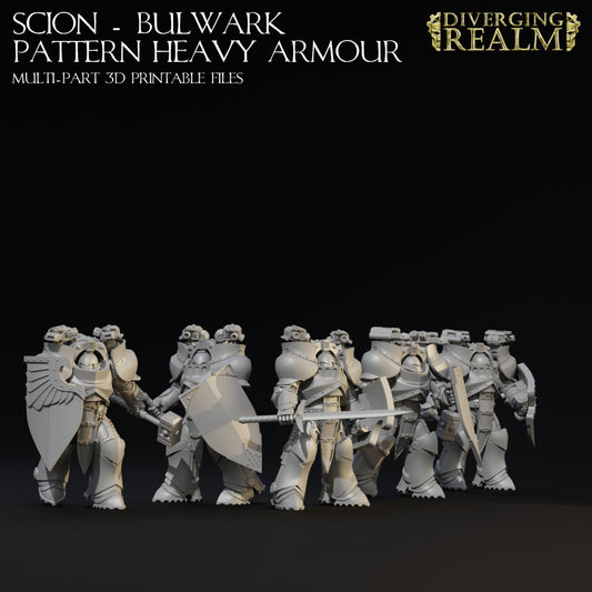 Diverging Realms - Scion - Bulwark Heavy Armour Cataphracts x 5