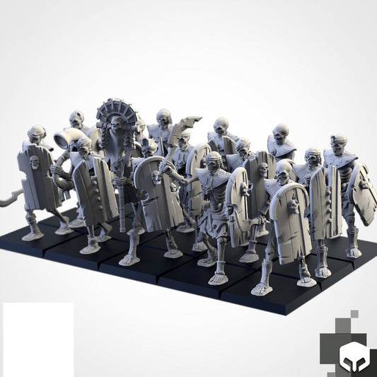 Armies of the Sand - Tomb Skeletons x 10 Kings Chosen Swords