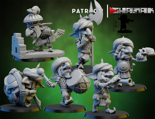 Wargames Compatible -  Persian Ogre Tribes - Goblins x 6