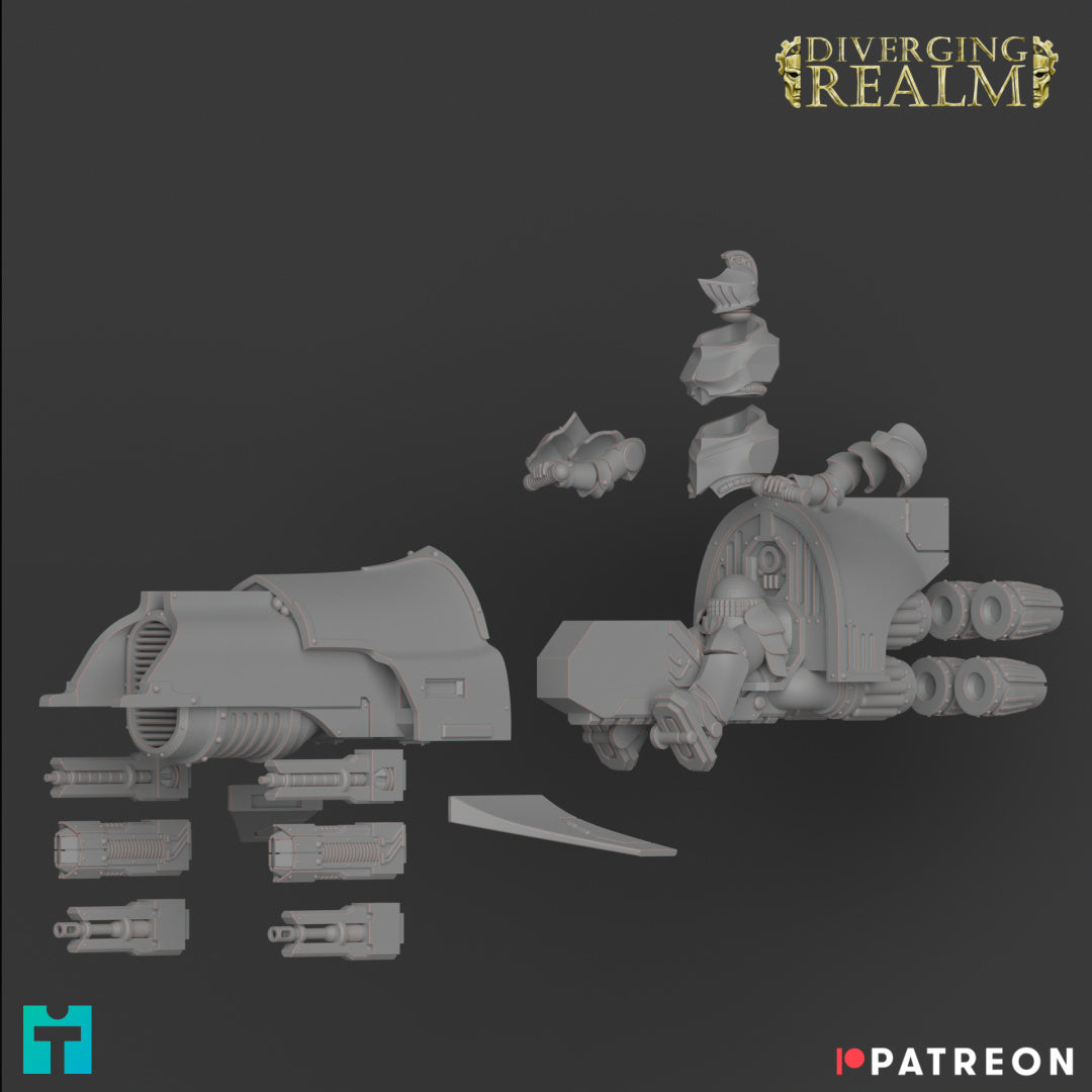 Exploded Realm Diverging Realms - Scions Legion Jetbikes Squadron x 3 – battleprints.co.uk