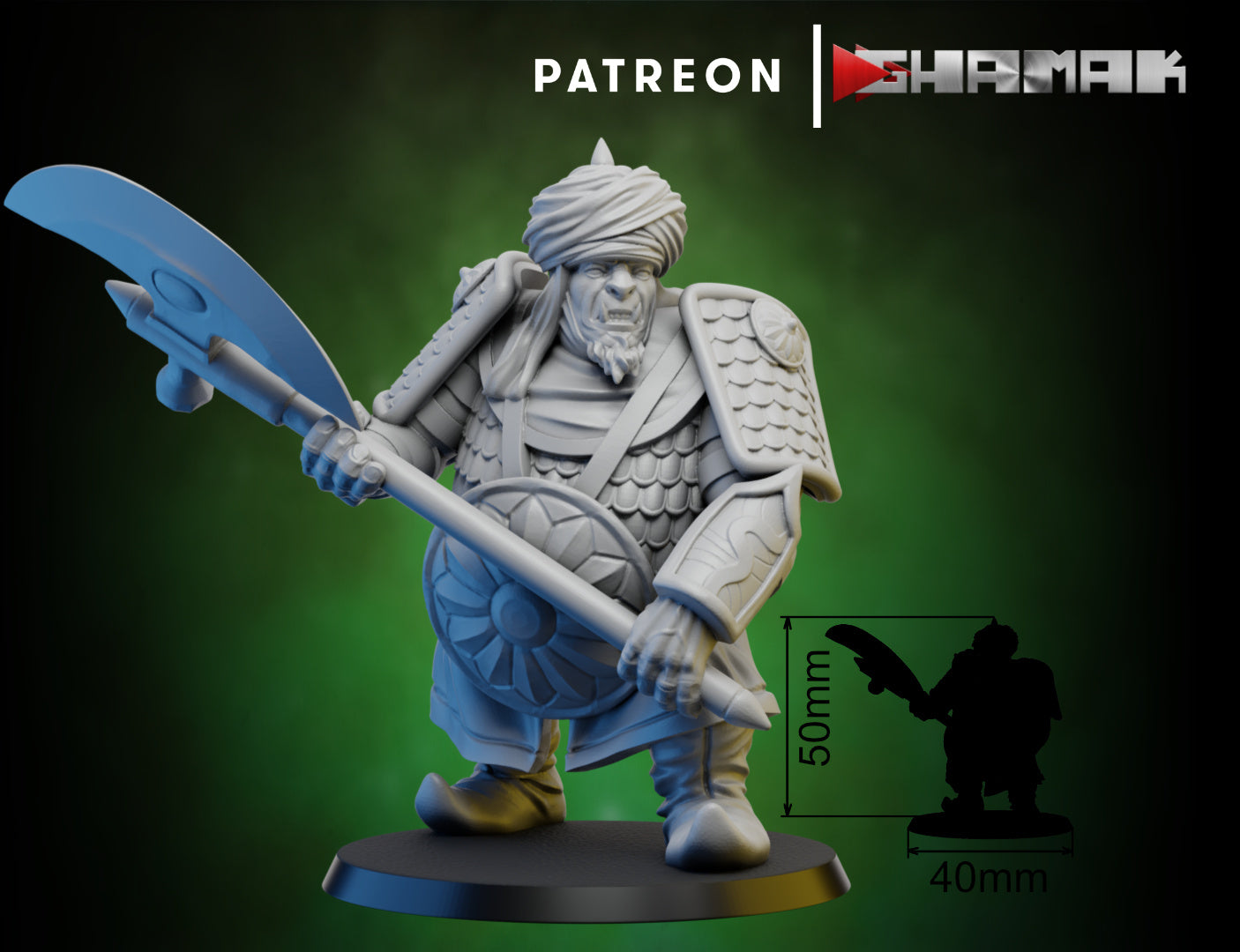 Wargames Compatible - Persian Ogre Tribes - Ogre Warriors x 6