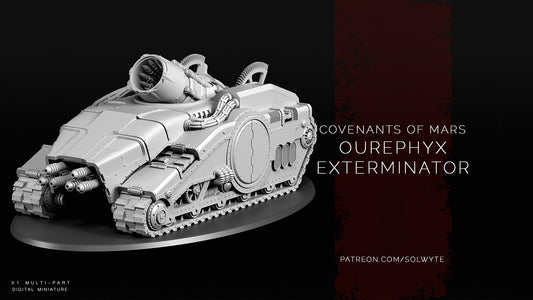 Covenants of Mars - Ourephyx Exterminator 28 mm-35 mm Tabletop Solwyte