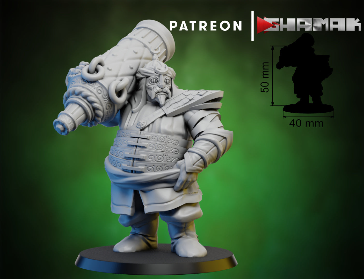 Wargames Compatible - Persian Ogre Tribes - Cannon Ogres x 4