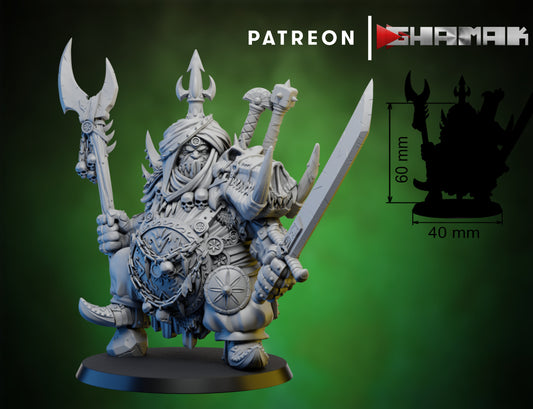 Wargames Compatible -  Persian Ogre Tribes - Lord