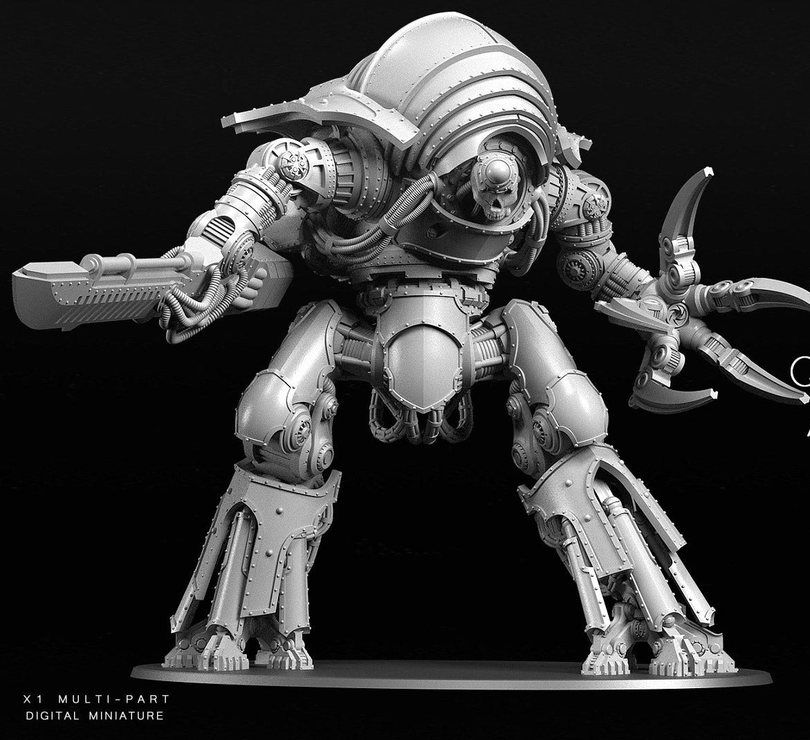 Wargames Compatible - Quolia Annihilator Construct 28 mm-35 mm Tabletop Solwyte