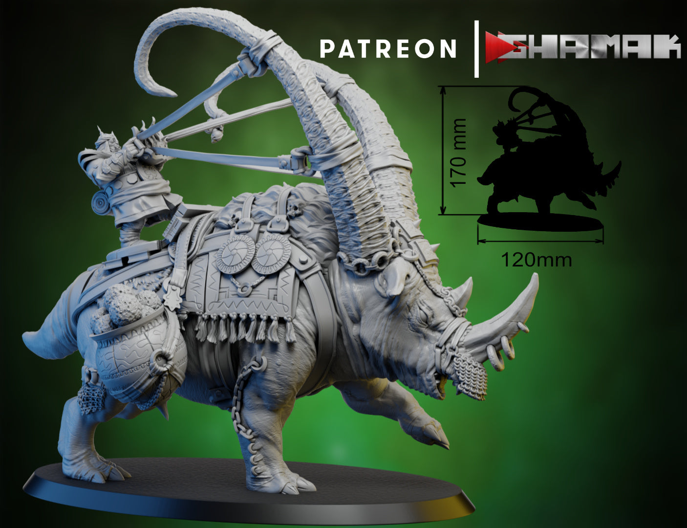 Wargames Compatible -  Persian Ogre Tribes - Bighorn Launcher