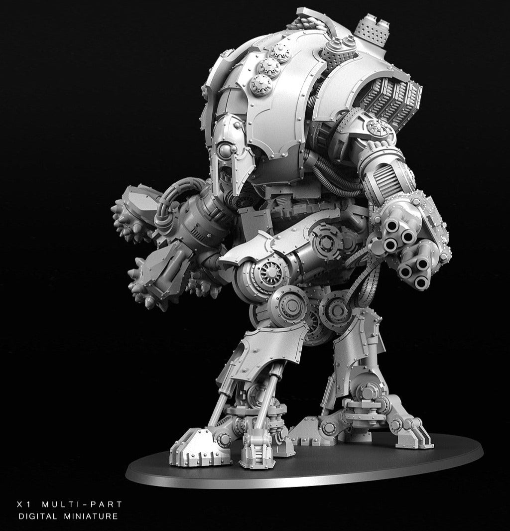 War Constructs - Stykaria-Reaper Class Assault Construct 28 mm-35 mm Tabletop Solwyte